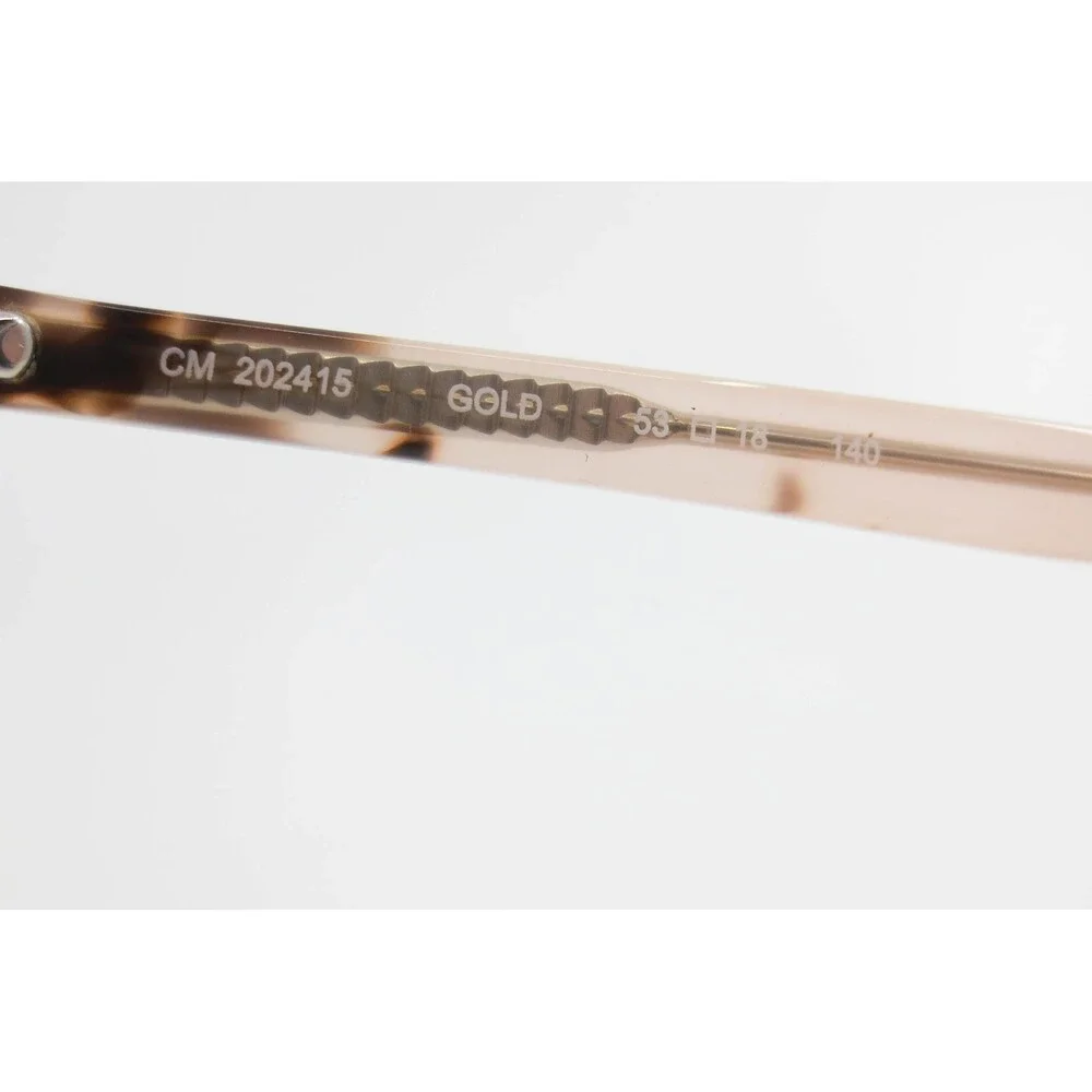 Chelsea Morgan CM 202415 Gold Tortoise Cat Eye Eyeglass Frames 53-18-140 Womens